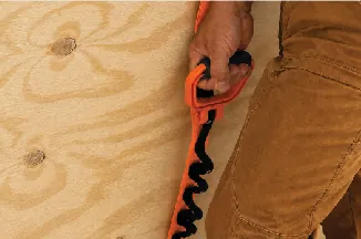 Carrying a sheet of plywood