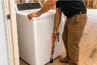 Moving a washing machine